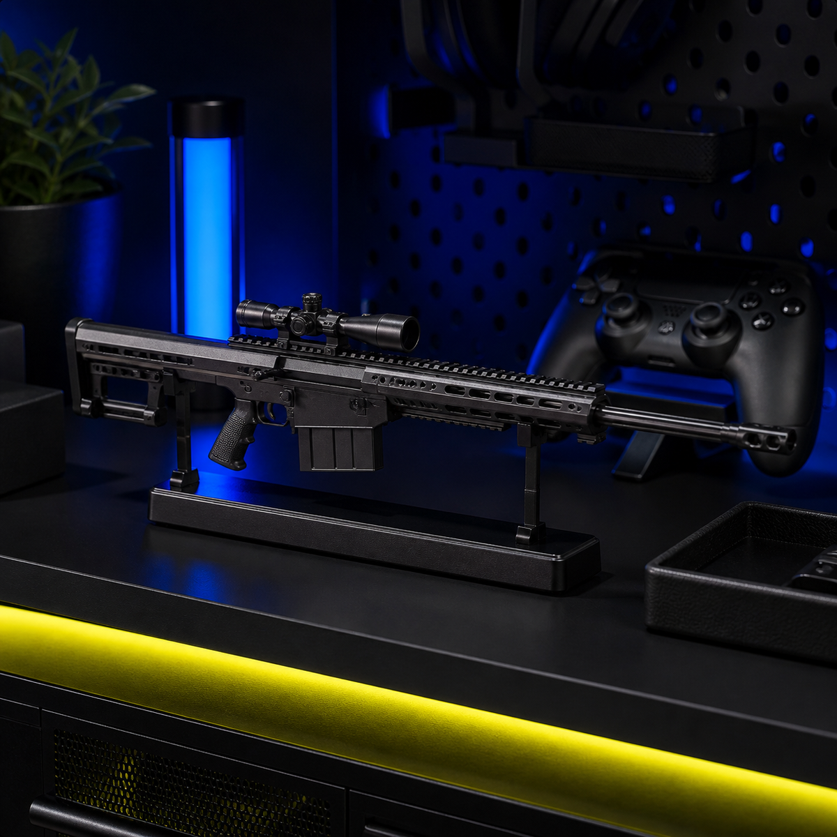 Blackout Marksman Display Model shown on a collector desk or shelf display
